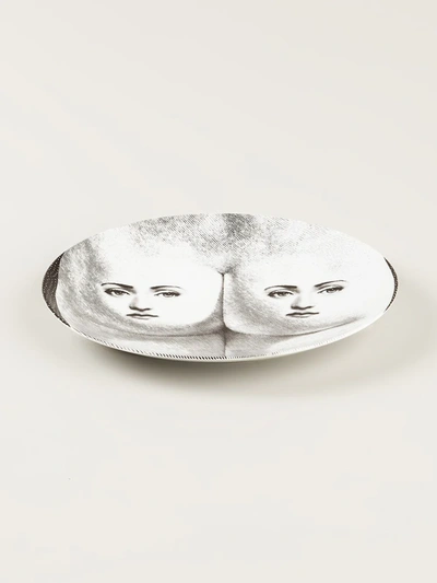 Shop Fornasetti Rear Face Plate In Black