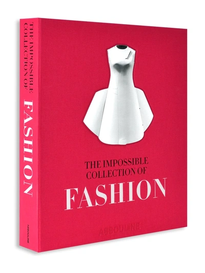 Assouline The Impossible Collection Of Fashion Hardcover Book In Red