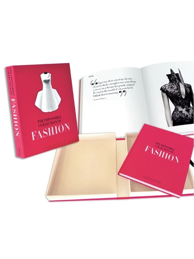Assouline The Impossible Collection Of Fashion Hardcover Book In Red