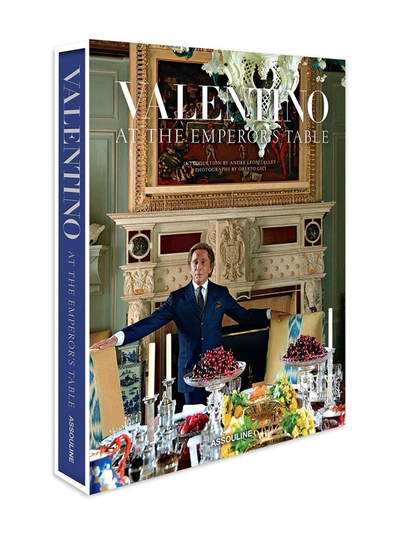 Shop Assouline Valentino: At The Emperor's Table In Multicolour