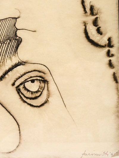 Fornasetti Erotic Painting In Multicolour