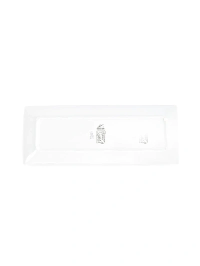 Shop Fornasetti Don Giovanni Rectangular Tray In Red
