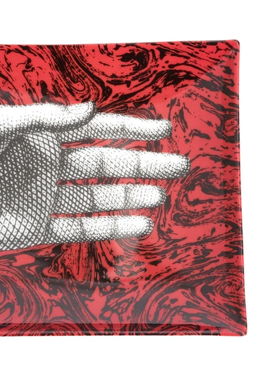 Fornasetti Centrepieces And Trays In Red