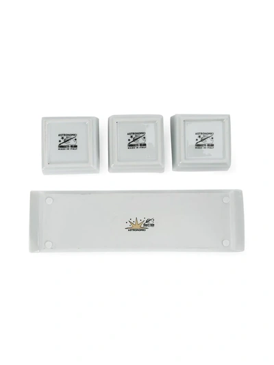 Fornasetti Astronomici Appetizer Set In White