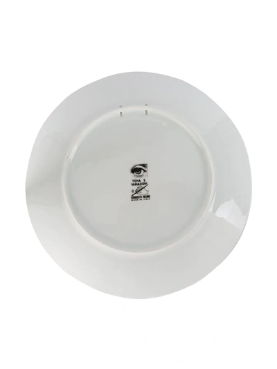 Fornasetti Pirate Eye T&v Wall Plate In Grey