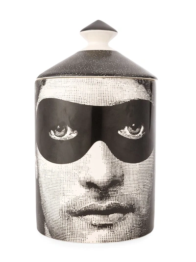 Shop Fornasetti Don Giovanni Scented Candle (300g) In Black