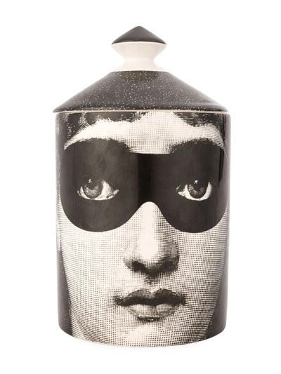 Shop Fornasetti Don Giovanni Scented Candle (300g) In Black