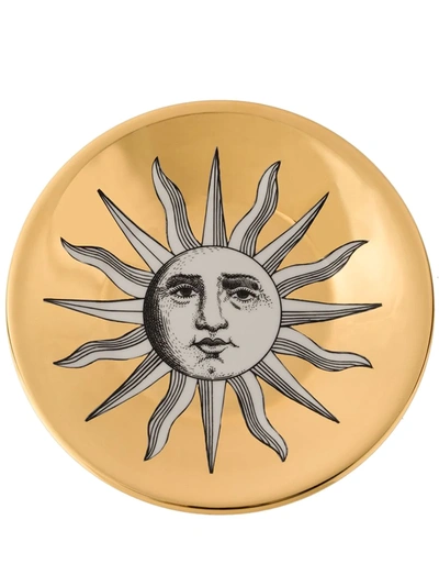 Shop Fornasetti Sun Bowl In Gold