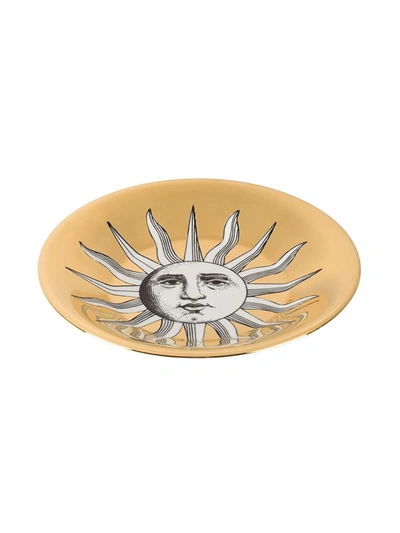 Shop Fornasetti Sun Bowl In Gold