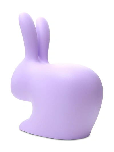 Shop Qeeboo Rabbit Baby Chair In Purple
