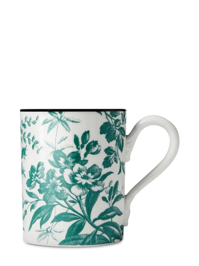 Shop Gucci Herbarium Butterfly Mug In White