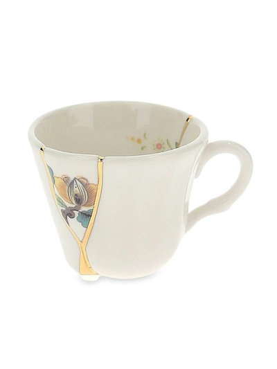 Shop Seletti Crack Detail Coffee Cup In White