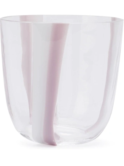 Shop Carlo Moretti Striped Drinking Glass In Purple