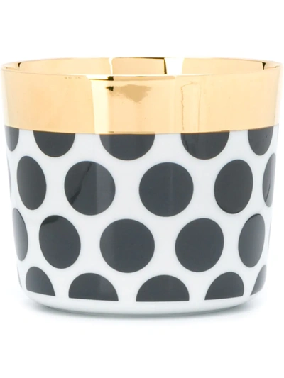 Shop Fürstenberg Polka-dot Cup In Black