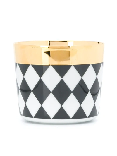 Fürstenberg Diamond-patterned Cup In Black