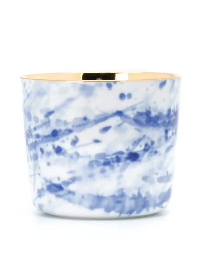 Fürstenberg Marble-effect Cup In Blue