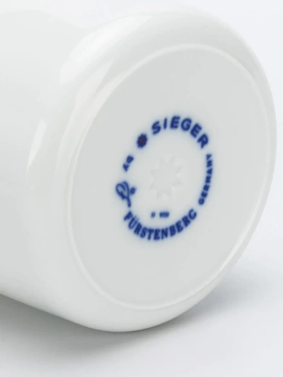 Fürstenberg Gilded Rim Cup In White