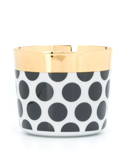 Shop Fürstenberg Polka-dot Cup In Black