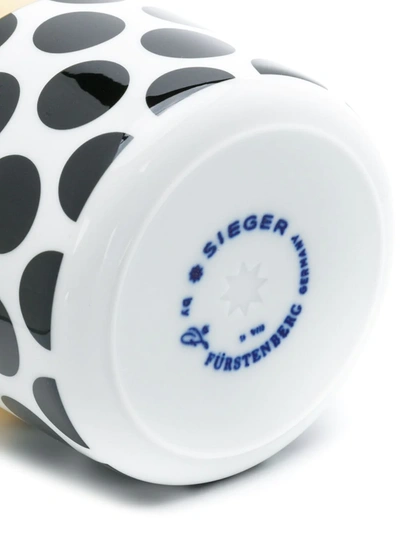 Shop Fürstenberg Polka-dot Cup In Black