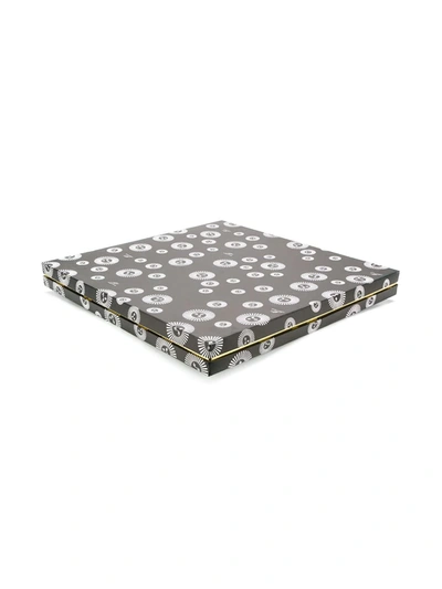 Fornasetti Lux Gstaad Tray In Black