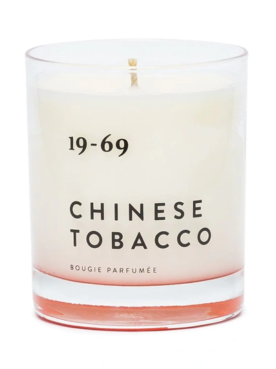 19-69 Chinese Tobacco Candle In White