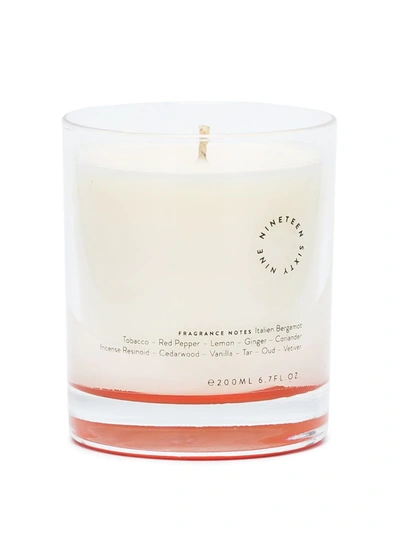 19-69 Chinese Tobacco Candle In White