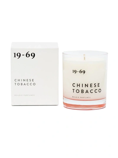 19-69 Chinese Tobacco Candle In White