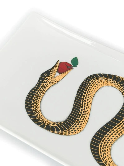 Fornasetti Serpente Serving Tray (40cm) In White