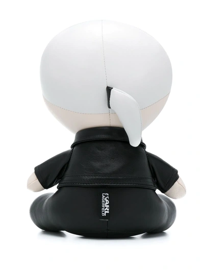 Shop Karl Lagerfeld Decorative Karl Doll In Black