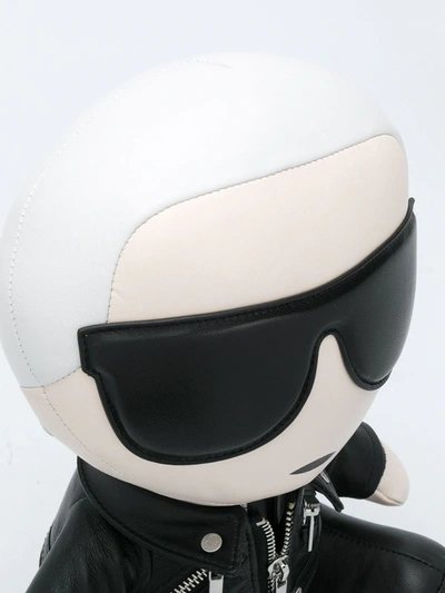 Shop Karl Lagerfeld Decorative Karl Doll In Black