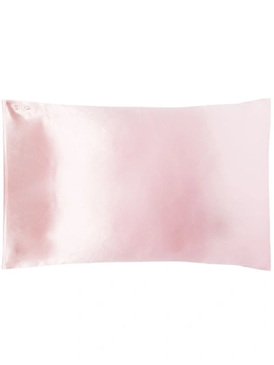 Shop Slip Queen Envelope Silk-satin Pillowcase In Neutrals