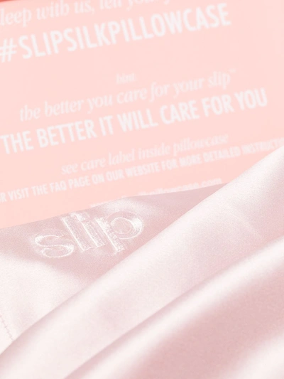 Shop Slip Queen Envelope Silk-satin Pillowcase In Neutrals