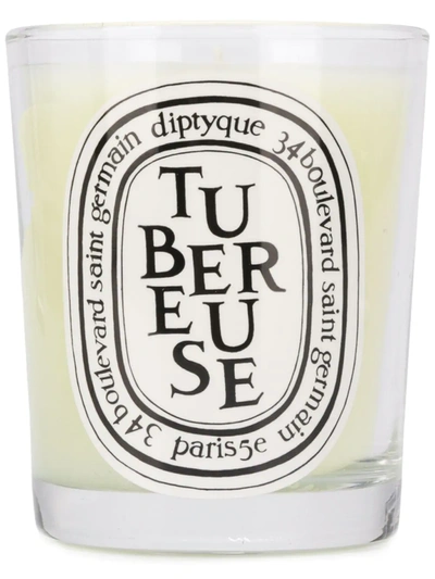 Shop Diptyque Tubereuse Candle In White