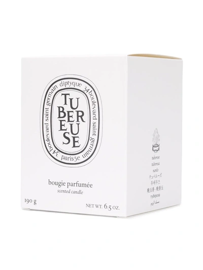 Shop Diptyque Tubereuse Candle In White
