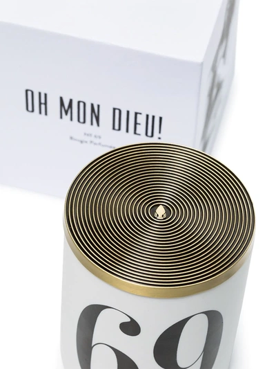 Shop L'objet Oh Mon Dieu No.69 Candle In White