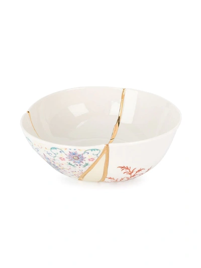 Seletti Kintsugi Bowl In White