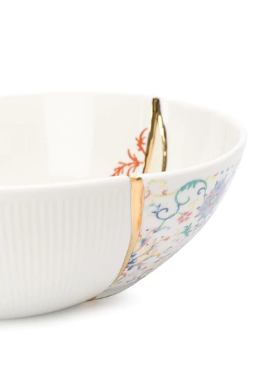 Seletti Kintsugi Bowl In White
