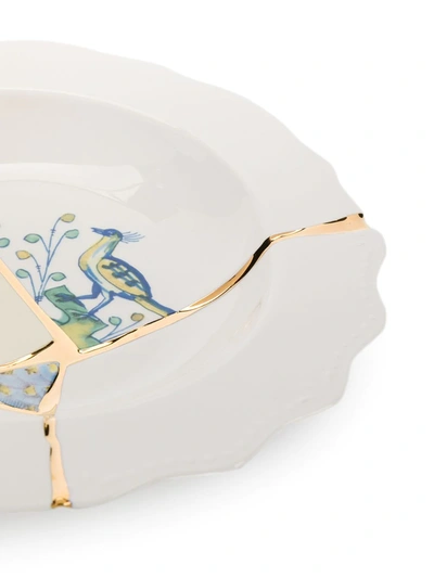 Shop Seletti Kintsugi Dessert Plate (24cm) In White