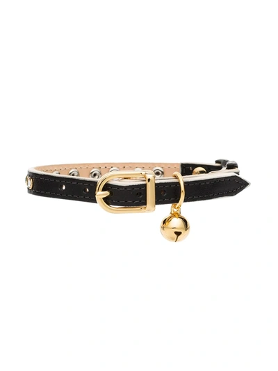 Shop Black & Brown Chester Swarovski Crystal Cat Collar In Black