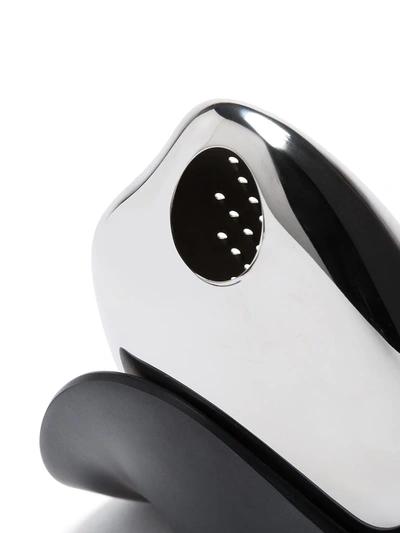 Alessi Forma Stainless Steel And Melamine Cheese Grater In Black