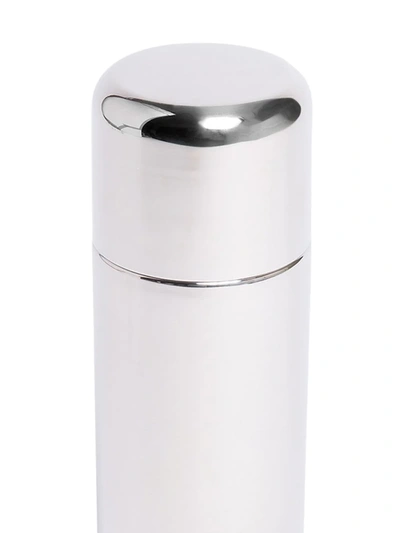 Shop Alessi Nomu 270ml Flask In Silver