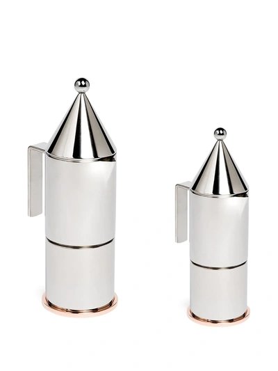 Alessi La Conica Coffee Maker In Silver
