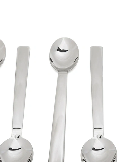 Alessi Rundes Modell 24-piece Cutlery Set In Silver