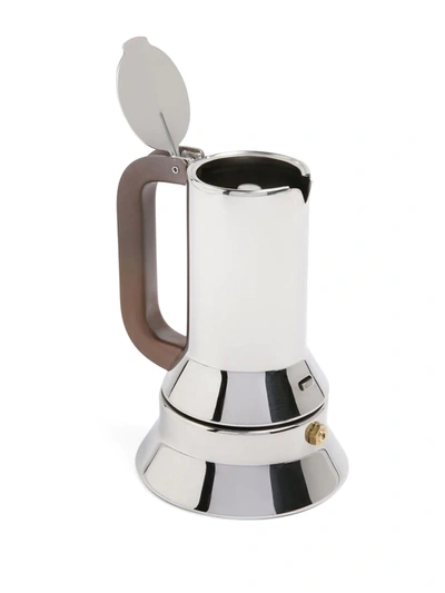 Shop Alessi Espresso Coffee Maker In Silver