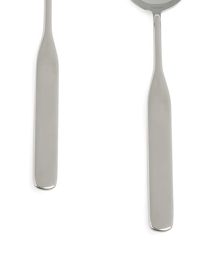 Shop Alessi Collo Alto 24-piece Cutlery Set In Silver
