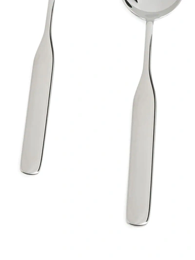 Shop Alessi Collo Alto 24-piece Cutlery Set In Silver