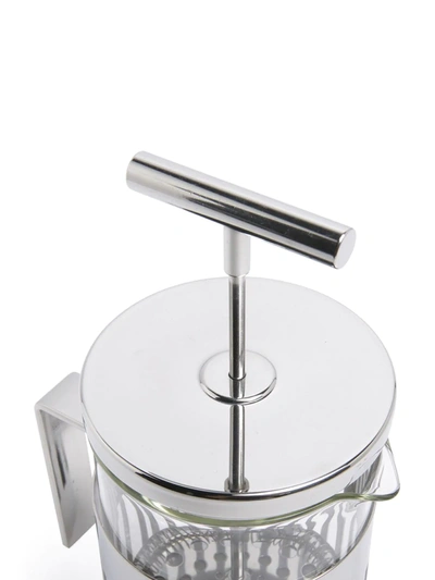 Shop Alessi Press Filter Coffee Maker In Silver