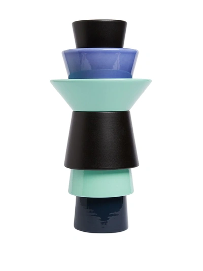 Shop Bitossi Ceramiche Marco Zanini Vase In Blue