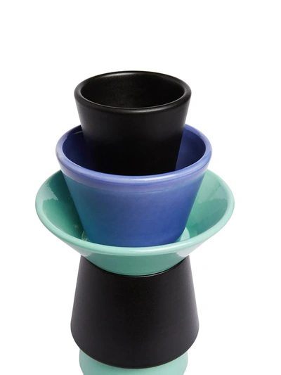 Shop Bitossi Ceramiche Marco Zanini Vase In Blue