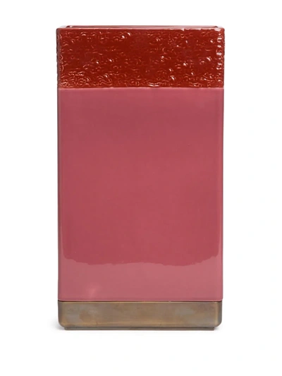 Shop Bitossi Ceramiche Dim-2 Vase In Pink